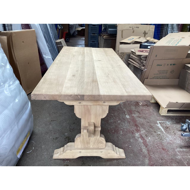 If you are looking for the perfect rustic monastery table for your interior, this is it! Hand-made in France, this solid-...