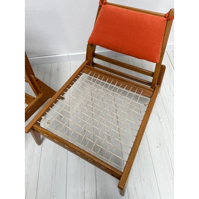 Vintage Hunting Lounge Chairs with Ottomans by Heinz Heger for PGH Annaberg-Buchholz, 1960s, Set of 4 For Sale - Image 14 of 17