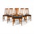 This 1960s set of six Young Manufacturing dining chairs carries the maker's signature tall, tapering back design. Each...