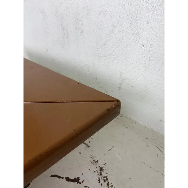 1960s Large Leather Living Room Table, 1960s For Sale - Image 5 of 9