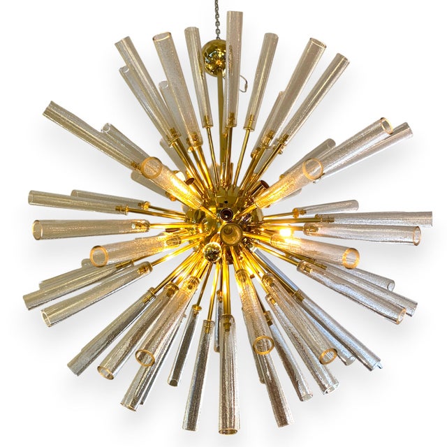 Mid-Century Modern Murano Glass Sputnik Chandelier, 1970s For Sale - Image 3 of 3