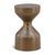 Brass Finish Modern Hourglass Side Table For Sale - Image 9 of 9