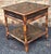 Black Late 20th Century Theodore Alexander Black Japanned and Ornate Bamboo Single Drawer Tier Side Table For Sale - Image 8 of 18