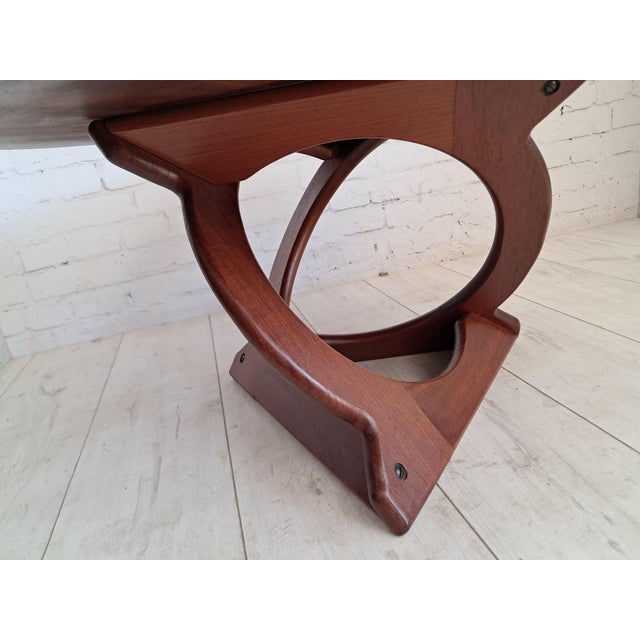Brown Mid-Century Modern Danish Sunburst Coffee Table by Soren Georg Jensen for Kubus, 1960s For Sale - Image 8 of 13