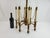 1970s Mid Century Modern Chapman Brass 8-Light Candlestick Chandelier For Sale - Image 10 of 12