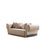 Early 21st Century New Luna 3–Piece Channel Tufted Gold Accent Luxury Sofa Set - Sofa , Loveseat & Chair For Sale - Image 5 of 18