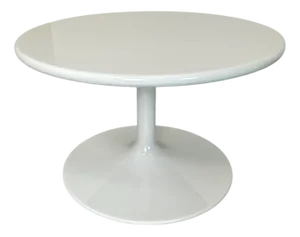 Round White Side Table by Pierre Paulin for Artifort, 1970s