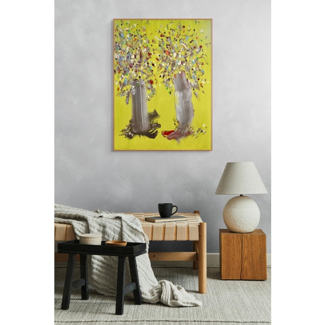 Abstract Contemporary Abstract Oil on Canvas "Juárez" by Tommaso Fattovich For Sale - Image 3 of 4