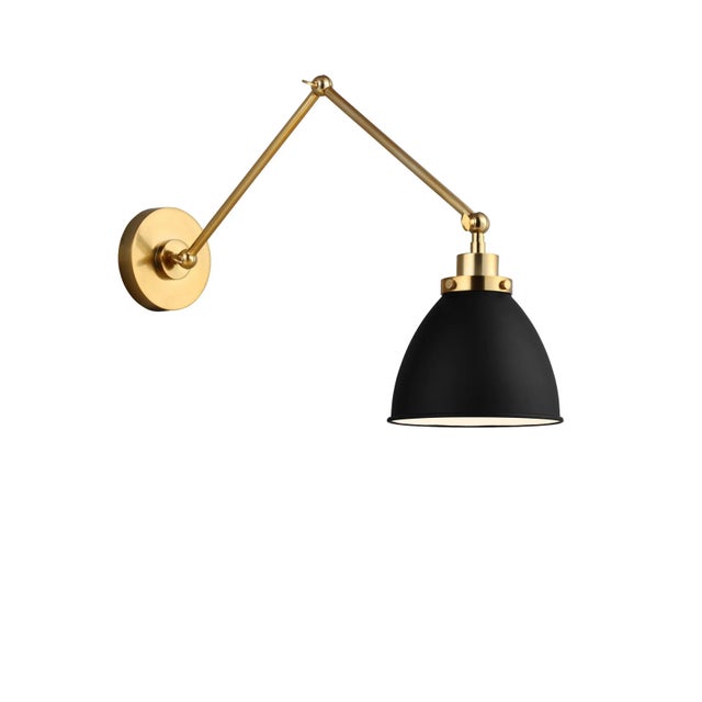 The Wellfleet one light wall sconce by Chapman & Myers is inspired by various classic utility silhouette’s - from factory...