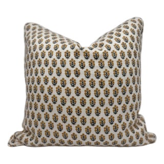 Jasper Michael A. Smith Devonshire in Saffron Decorative Pillow Cover For Sale