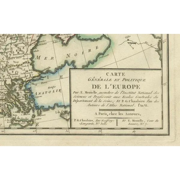 Map of Europe, 1802 For Sale - Image 3 of 6