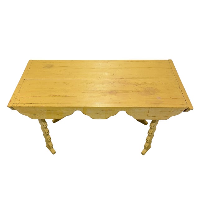 Mid 20th Century American Folk Art Console Table For Sale - Image 5 of 12