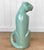 Vintage 21" Art Deco Celadon Green Porcelain Panther Floor Statue For Sale - Image 6 of 8