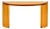 Amber Acrylic Half Circle Console Table For Sale