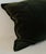 Mid-Century Modern Rejuvenation Olive Green Cotton Velvet Lumbar Pillow, Hand-Crafted For Sale - Image 3 of 10