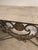 Metal Vintage Cast Iron Console Top Stone French For Sale - Image 7 of 12