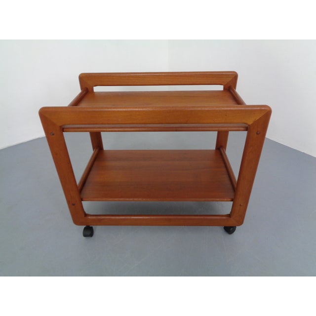 Large Teak Bar Cart from Tarm Stole Møbelfabrik, Denmark, 1960s For Sale - Image 12 of 18