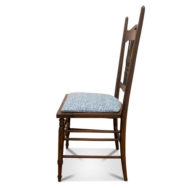 Victorian Restored Spindle Back Chair For Sale - Image 3 of 10