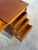 Wood Vintage Teak Vanity With 3 Drawers Flip-Up Mirror and Storage Denmark 1960s For Sale - Image 7 of 11