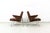 Brown Vintage Bat Armchairs, Poland, 1960s, Set of 2 For Sale - Image 8 of 18