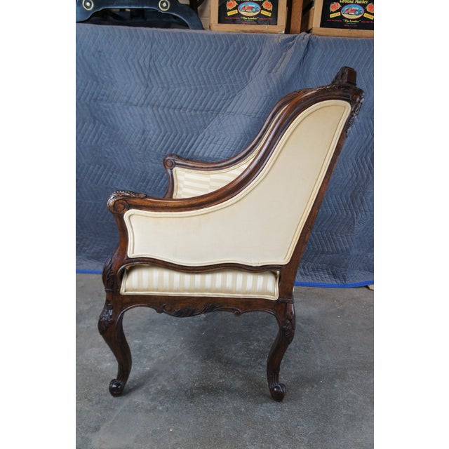 Wood John Richard Alexander & Mary Louis XVI Club Lounge Library Armchair For Sale - Image 7 of 11