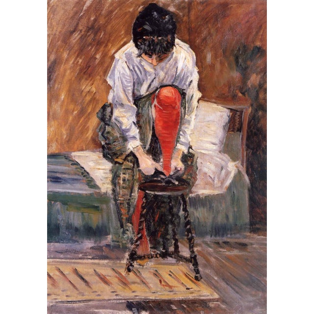 Paul Signac the Red Stocking Limited Edition Giclee For Sale