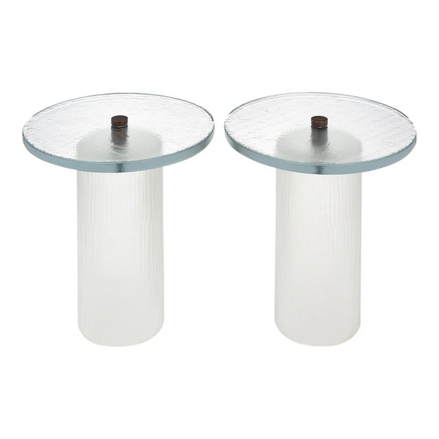 Murano Glass Side Tables For Sale