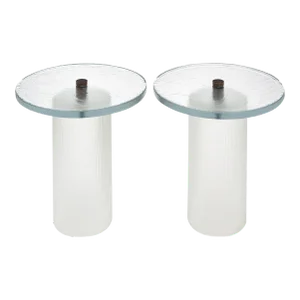 Murano Glass Side Tables