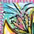 Textile Cactus Queen - Original Contemporary Western Cowgirl Figurative Acrylic Painting For Sale - Image 7 of 9