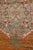 Orange Rug & Kilim’s Classic Agra Style Rug in Orange-Red, Blue Medallion Pattern For Sale - Image 8 of 9