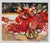 Imai Sachiko, Le bouquet de fleurs rouges, Lithograph For Sale