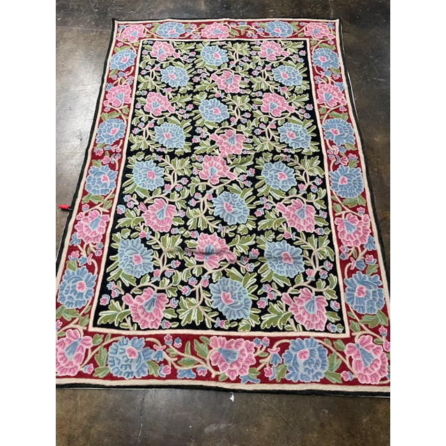 French 1990s French Style Chainstich Art Work For Sale - Image 3 of 5