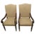 Late 20th Century Vintage Upholstered Armchairs With Nailhead Trim - a Pair For Sale - Image 5 of 5
