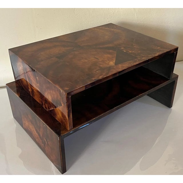 Japanese Lacquer Graduated Stacking Display Stands or Plateaus - a Pair For Sale In New York - Image 6 of 13