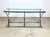 Modernist Maison Jansen Style X-Base Chrome & Glass Console Table For Sale - Image 12 of 12
