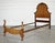Art Deco English Burr Walnut Vono Bedstead Frame Queen Anne, 1930s For Sale - Image 3 of 16