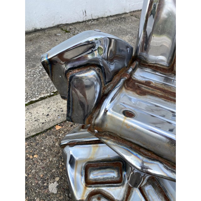 1970s Jason Seley Welded Swivel Bumper Chair For Sale - Image 12 of 12