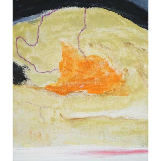 This square abstract piece, "Inyo County," draws inspiration from the dramatic geology of California's Eastern Sierra....