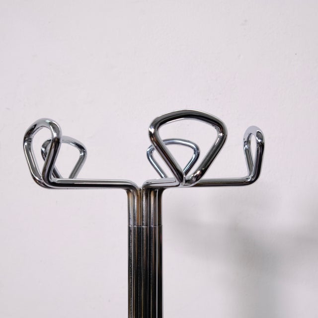 1950s Chromed Metal Floor Coat Rack from Fiarm, 1960s For Sale - Image 5 of 18