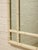 Mid 20th Century Vintage Hollywood Regency Faux Bamboo White Wall Mirror For Sale - Image 5 of 9