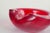 Vintage Decorative Bowl with Organic Form in Red Sommerso Glass, 1960s For Sale - Image 4 of 5