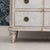 Pair of 19th C. Swedish Gustavian Breakfront Commodes in Original Soft Gray Paint For Sale - Image 12 of 14
