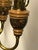 Antique Brass Ceramic Glass Five Lights Chandelier, 1930s For Sale - Image 4 of 9