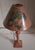Metal Vintage Table Lamp in Partially Painted Metal, 1990s For Sale - Image 7 of 9