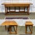 Large Blond Mahogany Folding Console, India, 1980s For Sale - Image 3 of 14