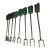 1960s Green Onyx Mexican Cocktail Olive Picks - Set of 8 For Sale