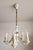 Vintage Hand-Shaped Gilded Five-Light Porcelain Chandelier from Capodimonte, 1940s For Sale - Image 14 of 18