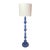 Pamela floor lamp in solid beech with lacquer and aj linen by popus editions. Dimensions: ⌀ 42 x h 120 cm. Materials:...