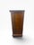 Theodore Alexander Attributed Theodore Alexander Mahogany Rolling Bar Cabinet With Etched Brass Panels For Sale - Image 4 of 17