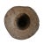 This large vintage Indian pestle pot was hand-carved from a single solid hardwood trunk and originally used for pounding...